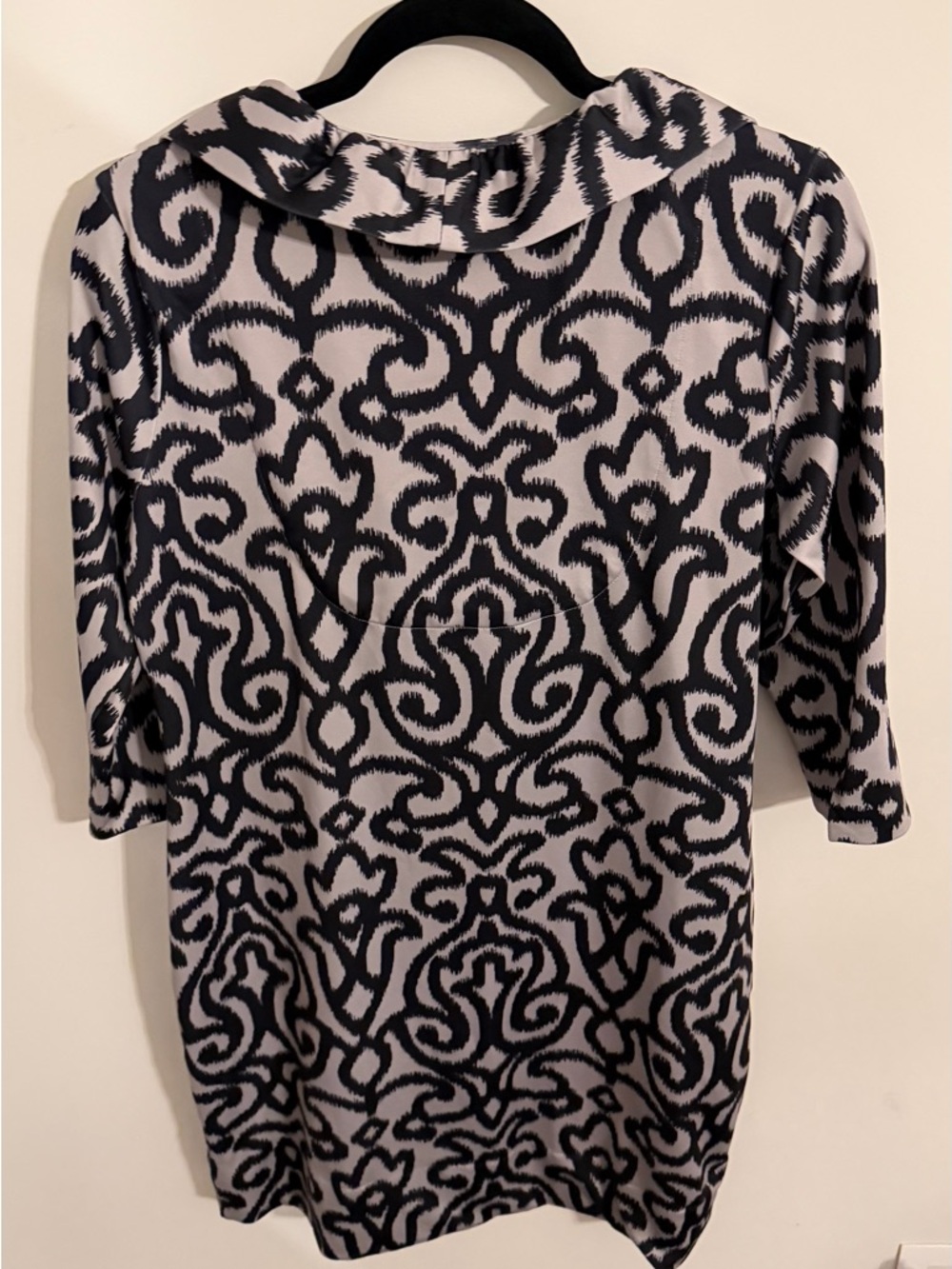 Gretchen Scott Black and White Cowl Neck Tunic - Picture 3 of 3